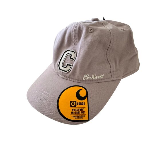 Carhartt Baseball Cap Canvas C Patch Adjustale Hat Mink Tan NWT - Picture 2 of 4